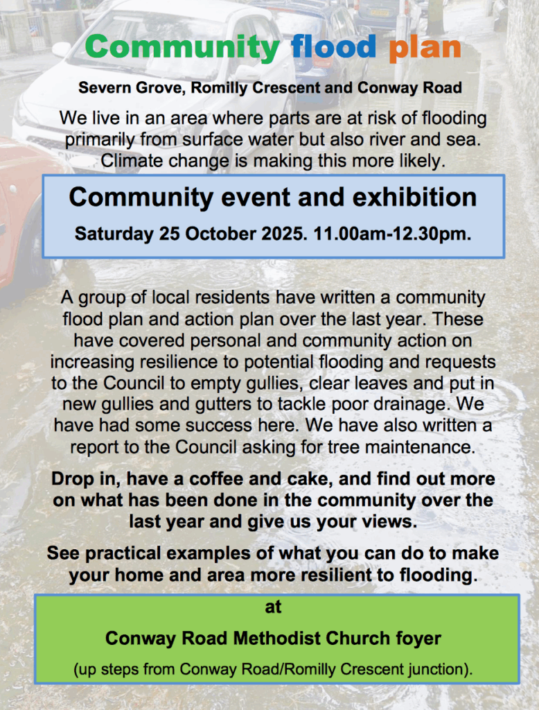 Community event poster 25/10/25